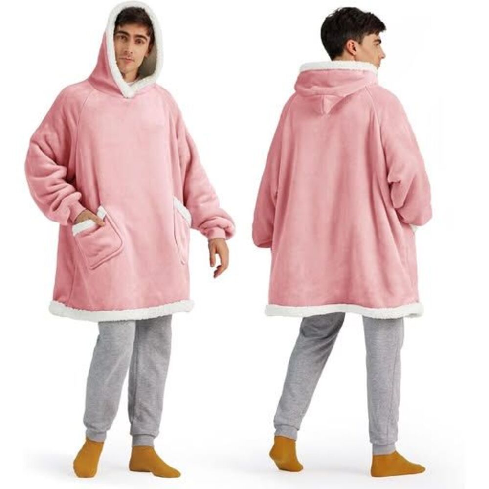 Wearable Blanket Hoodie Gifts for Women,Men,Teens Rainbow Printed Shaggy Sheroa